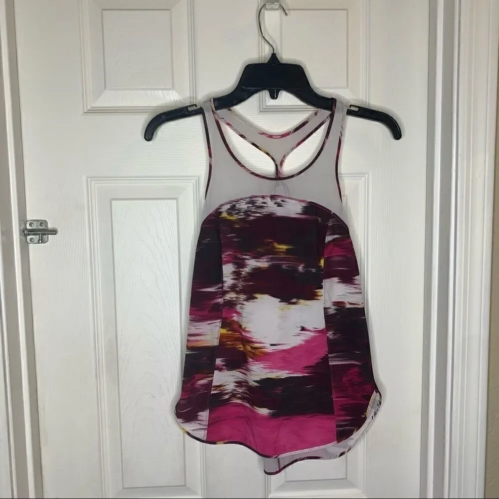LULULEMON PIGMENT WIND DUCK SAUCE 5 MILE SINGLET